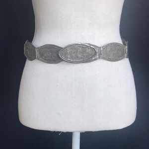 Vintage silver belt